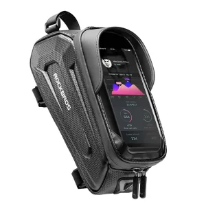 Waterproof Hard Shell Bike Frame Bag – Shockproof Top Tube Phone Bag for MTB & Road Bikes
