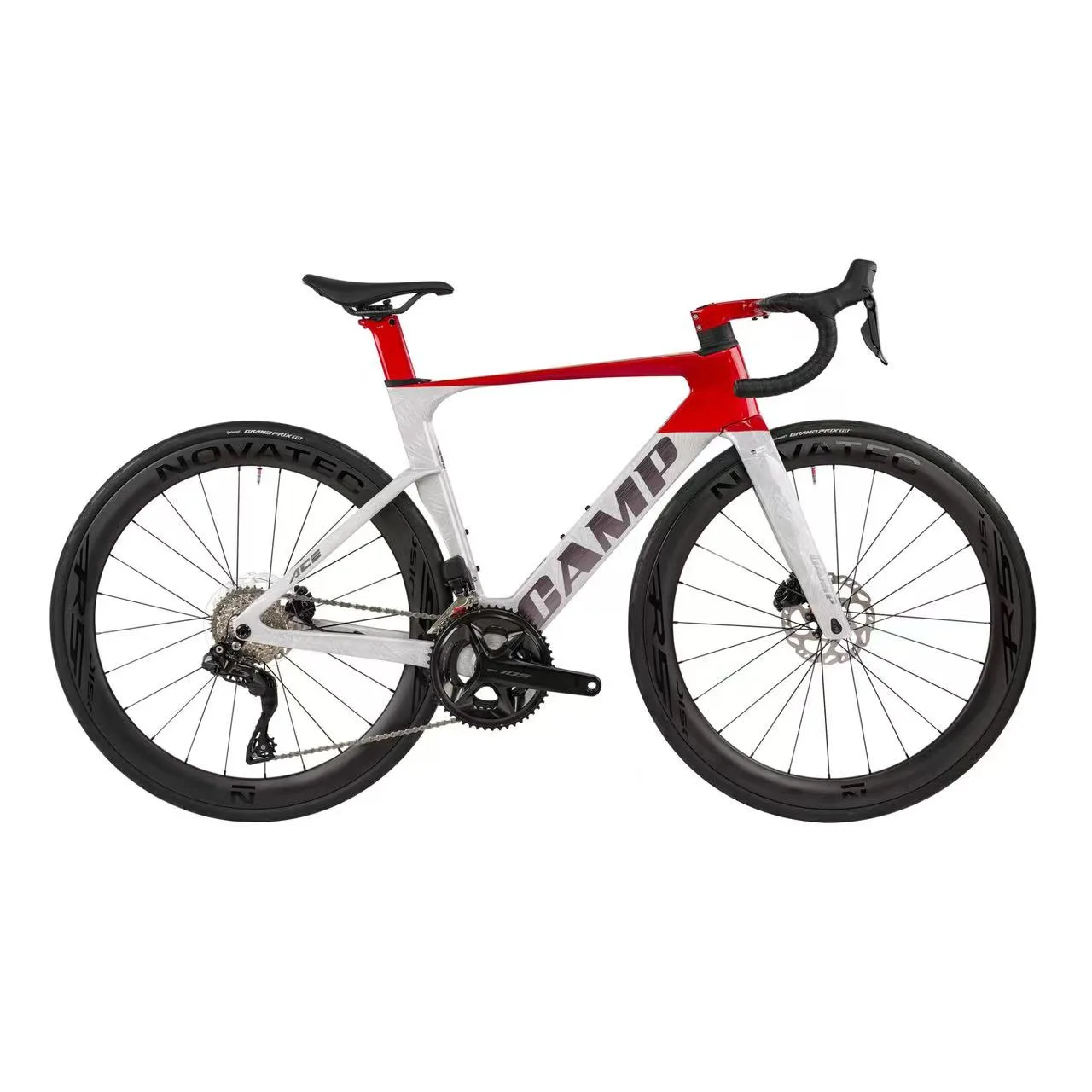Camp ACE 7000 Pro+ 105 Di2 Carbon Road Bike with 50mm Carbon Wheels - Image 2