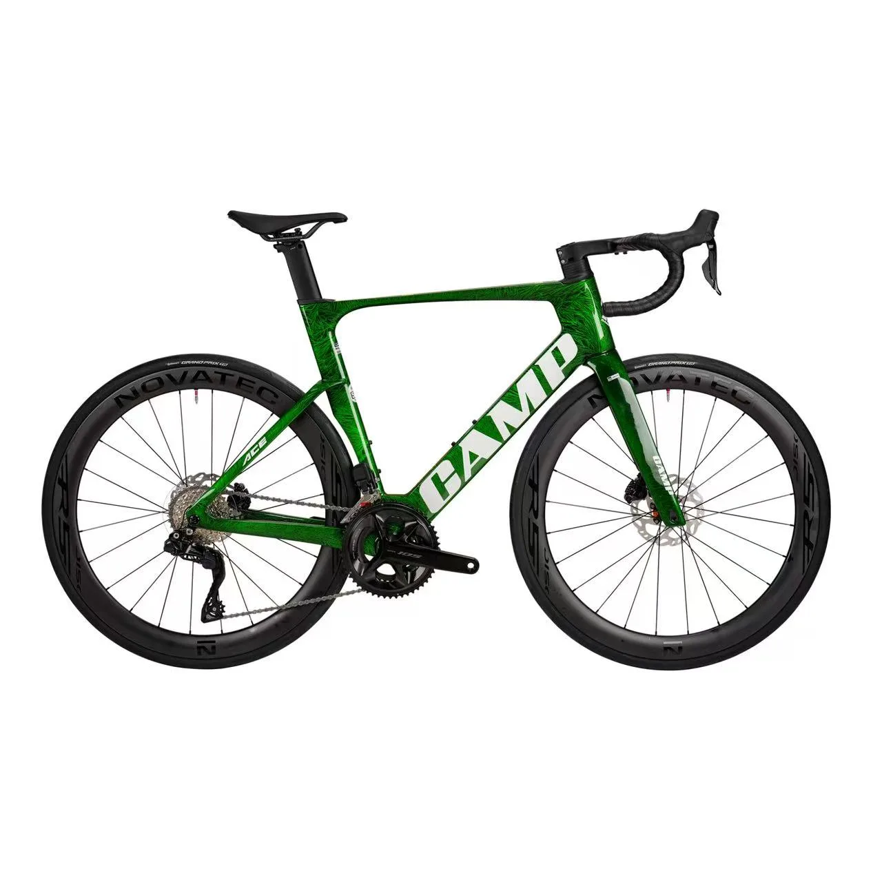 Camp ACE 7000 Pro+ 105 Di2 Carbon Road Bike with 50mm Carbon Wheels