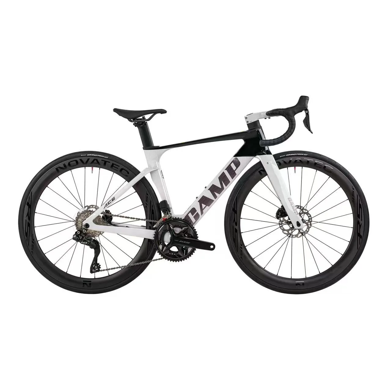Camp ACE 7000 Pro+ 105 Di2 Carbon Road Bike with 50mm Carbon Wheels - Image 3